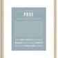 Prue | Name Art Print