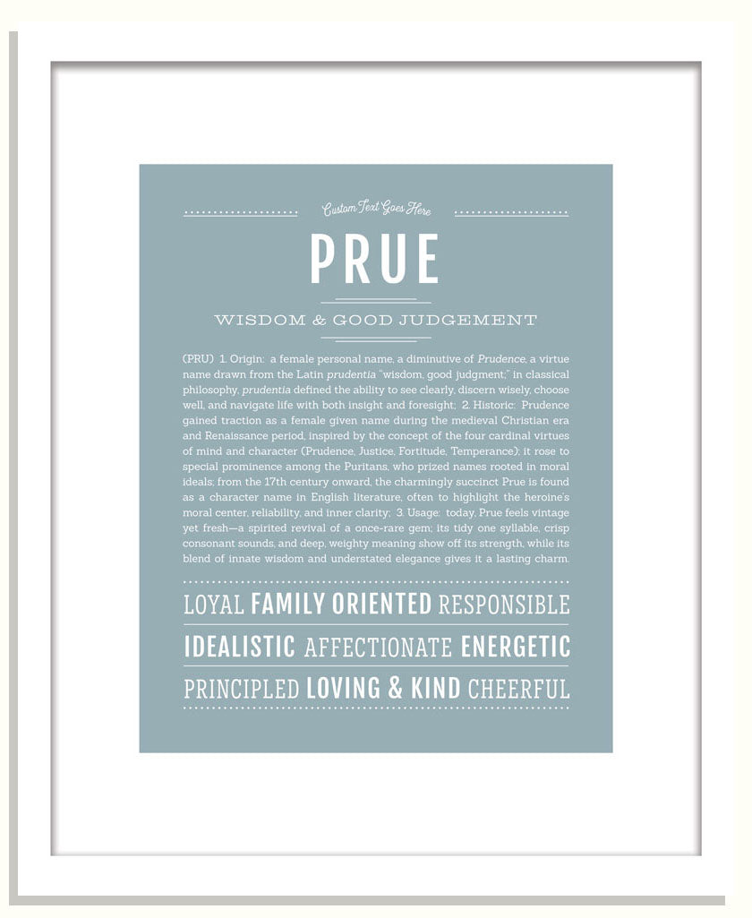 Prue | Name Art Print