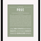 Prue | Name Art Print