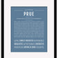 Prue | Name Art Print