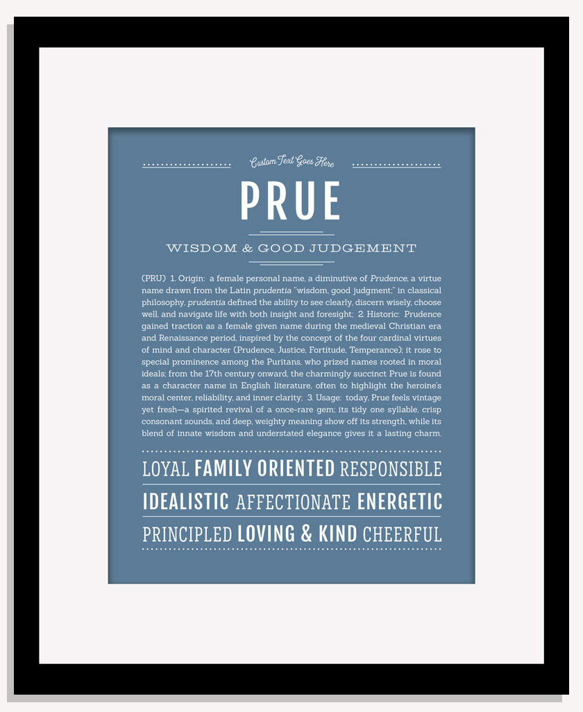 Prue | Name Art Print