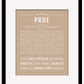 Prue | Name Art Print