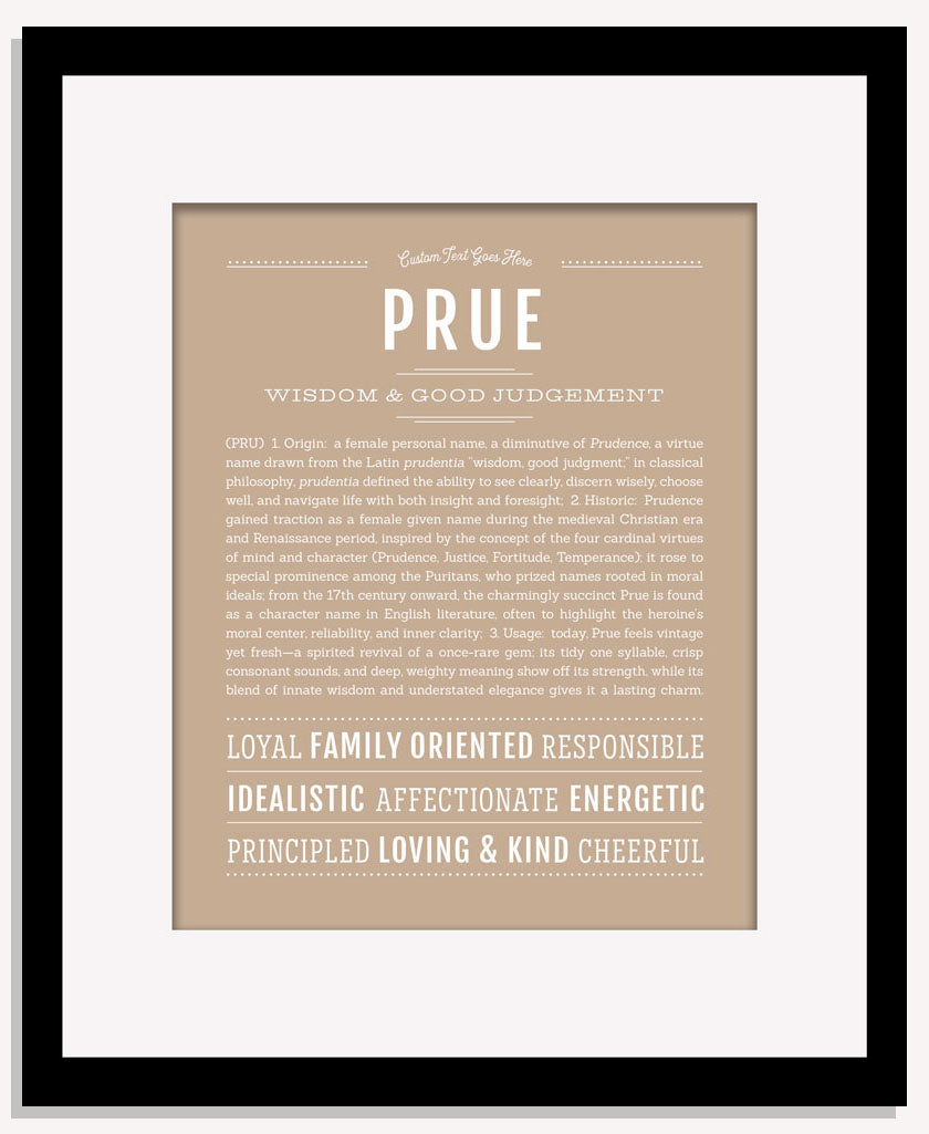 Prue | Name Art Print