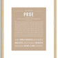 Prue | Name Art Print