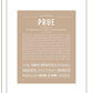 Prue | Name Art Print