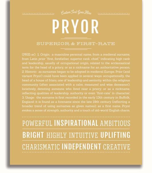 Frame Options | Matte Gold | No Frame