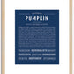 Pumpkin (female) | Name Art Print