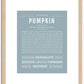 Pumpkin (female) | Name Art Print