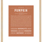 Pumpkin (female) | Name Art Print