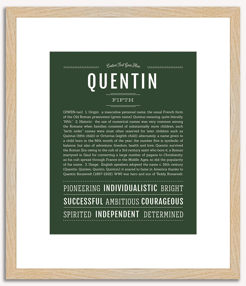 Quentin | Name Art Print