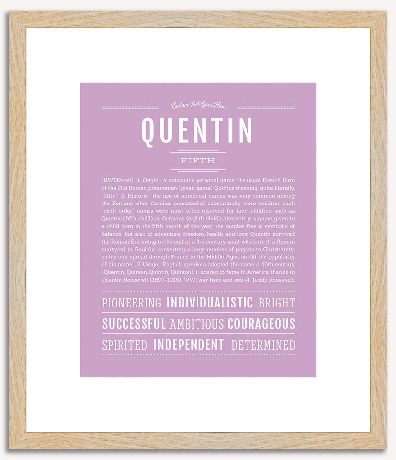 Quentin | Name Art Print