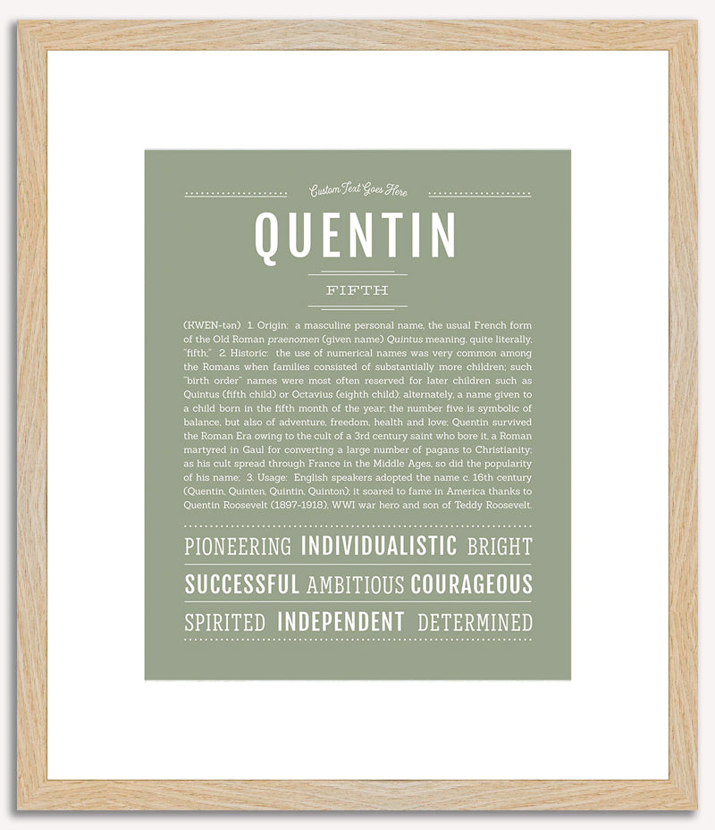 Quentin | Name Art Print