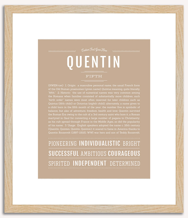 Quentin | Name Art Print