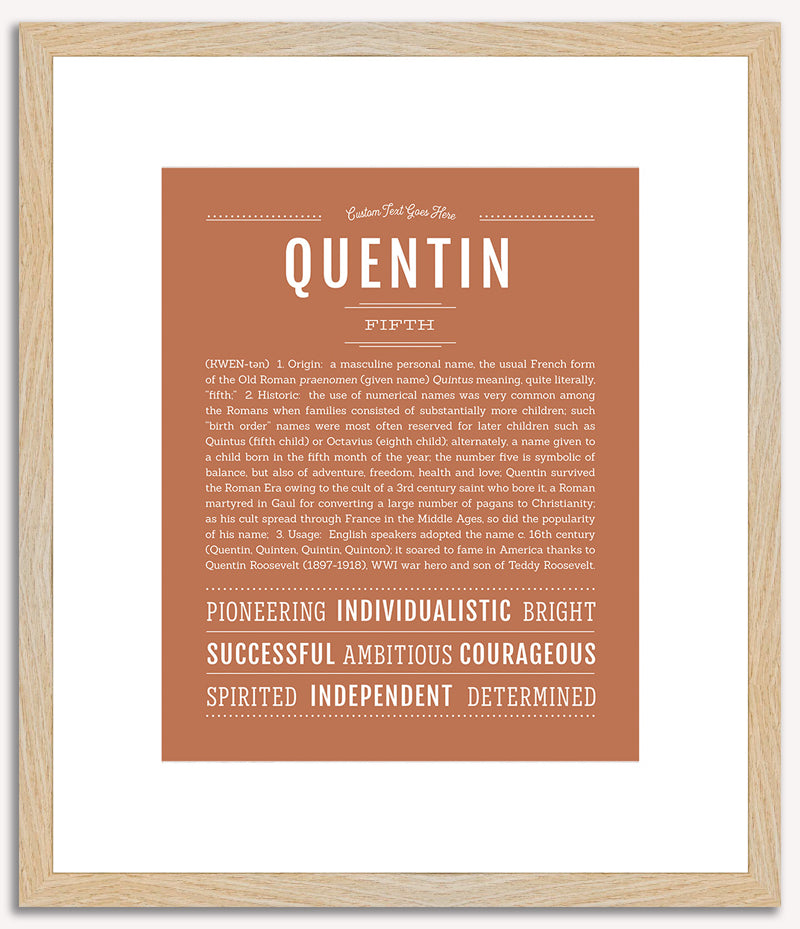 Quentin | Name Art Print