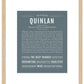 Quinlan (female) | Name Art Print