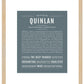 Quinlan (female) | Name Art Print