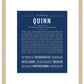 Quinn (female) | Name Art Print