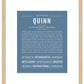 Quinn (female) | Name Art Print