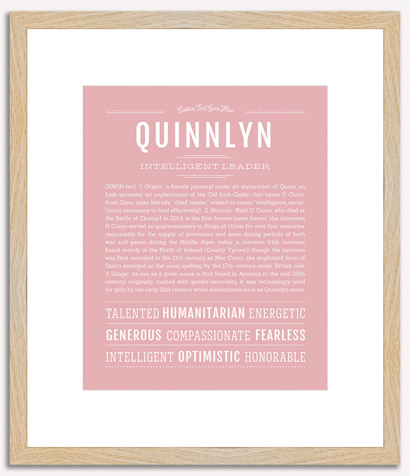 Quinnlyn | Name Art Print