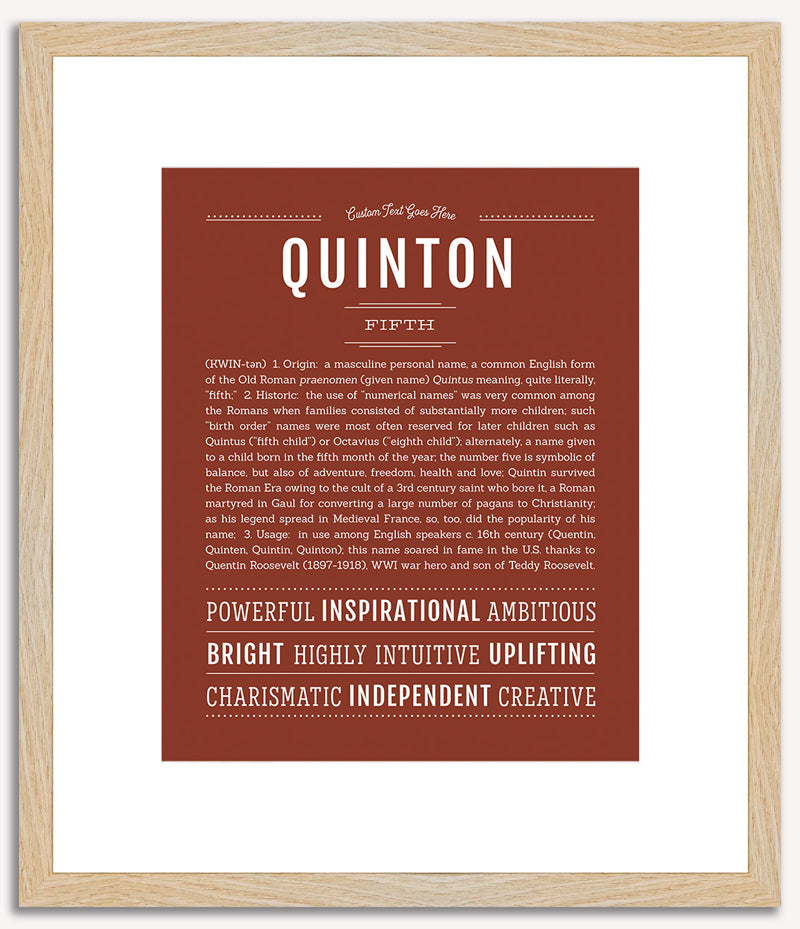 Quinton | Name Art Print