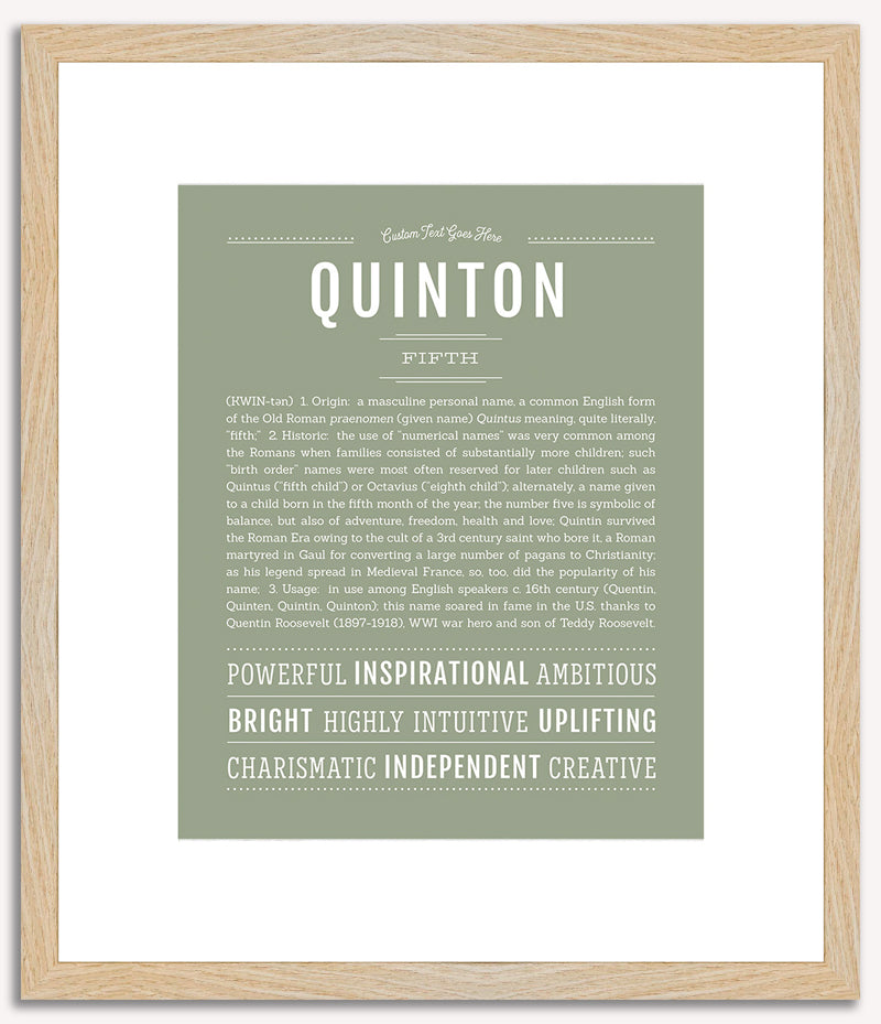 Quinton | Name Art Print