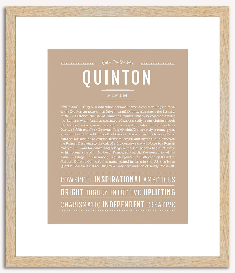 Quinton | Name Art Print