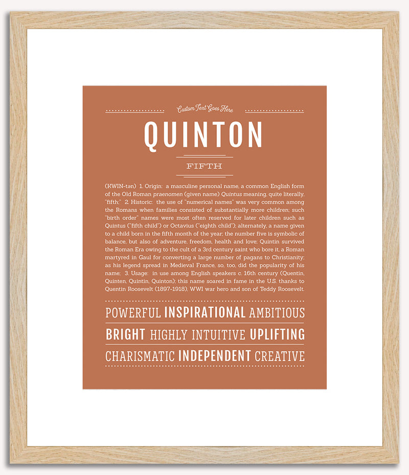 Quinton | Name Art Print