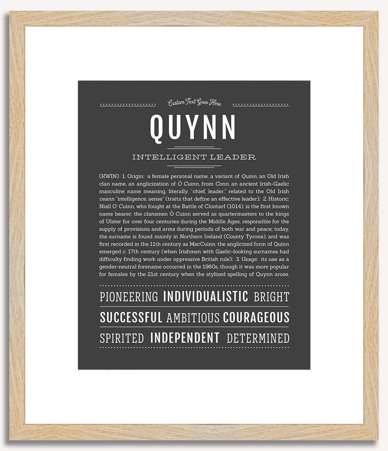 Quynn | Name Art Print