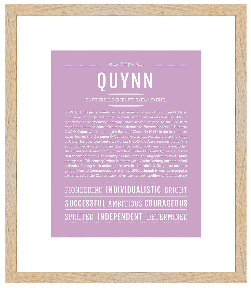 Quynn | Name Art Print