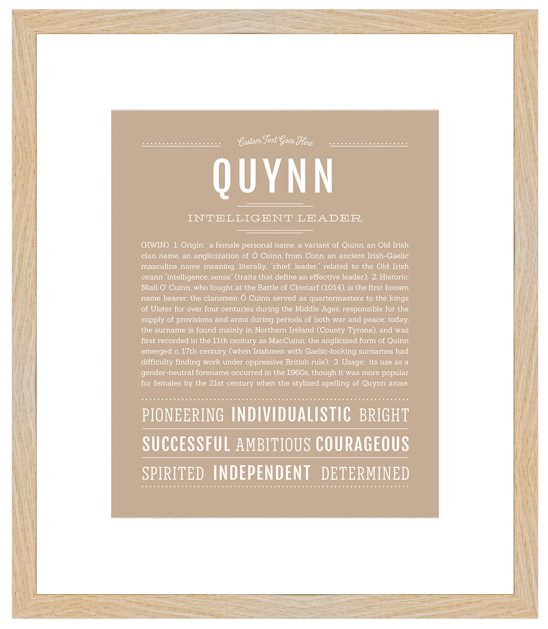 Quynn | Name Art Print