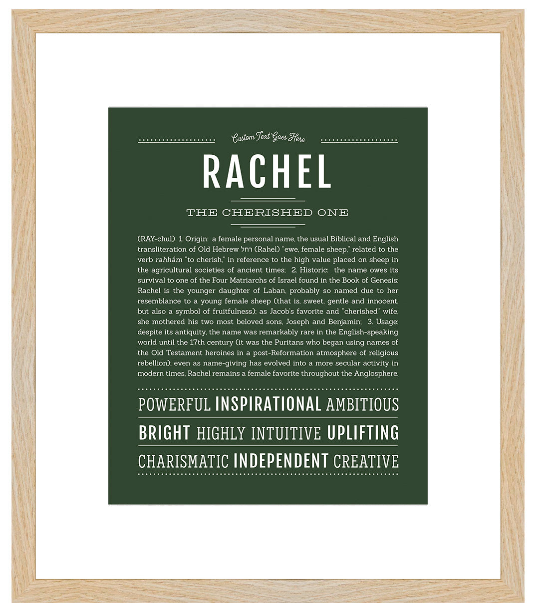 Rachel | Name Art Print