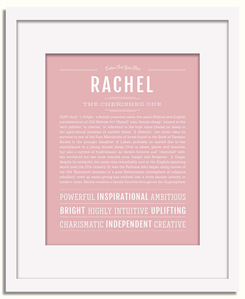 Frame Options | Dusty Rose | White Frame, Matted