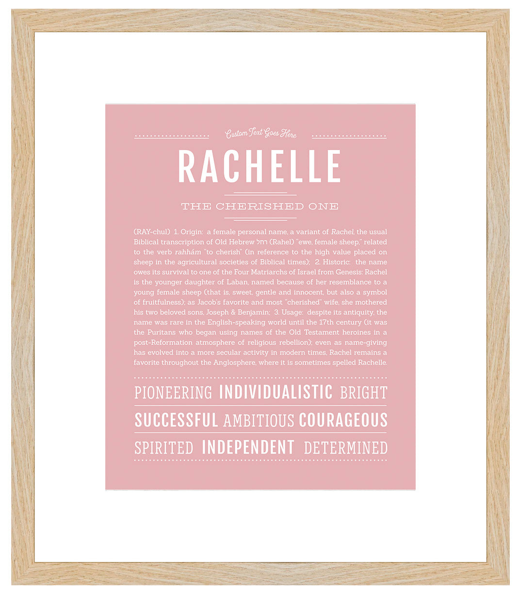 Rachelle | Name Art Print