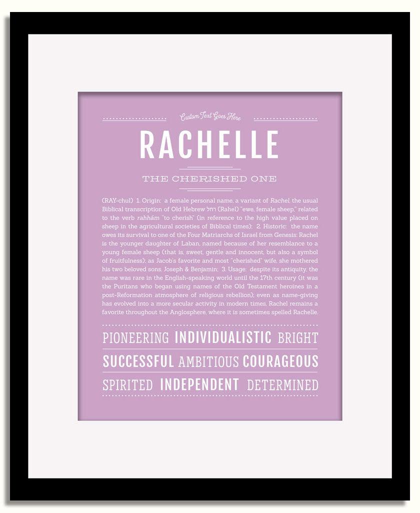 Frame Options | Lilac | Black Frame, Matted