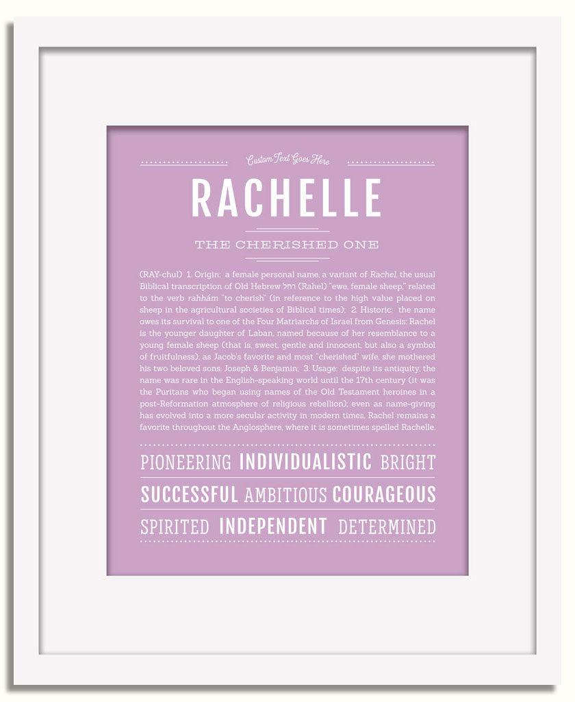 Frame Options | Lilac | White Frame, Matted