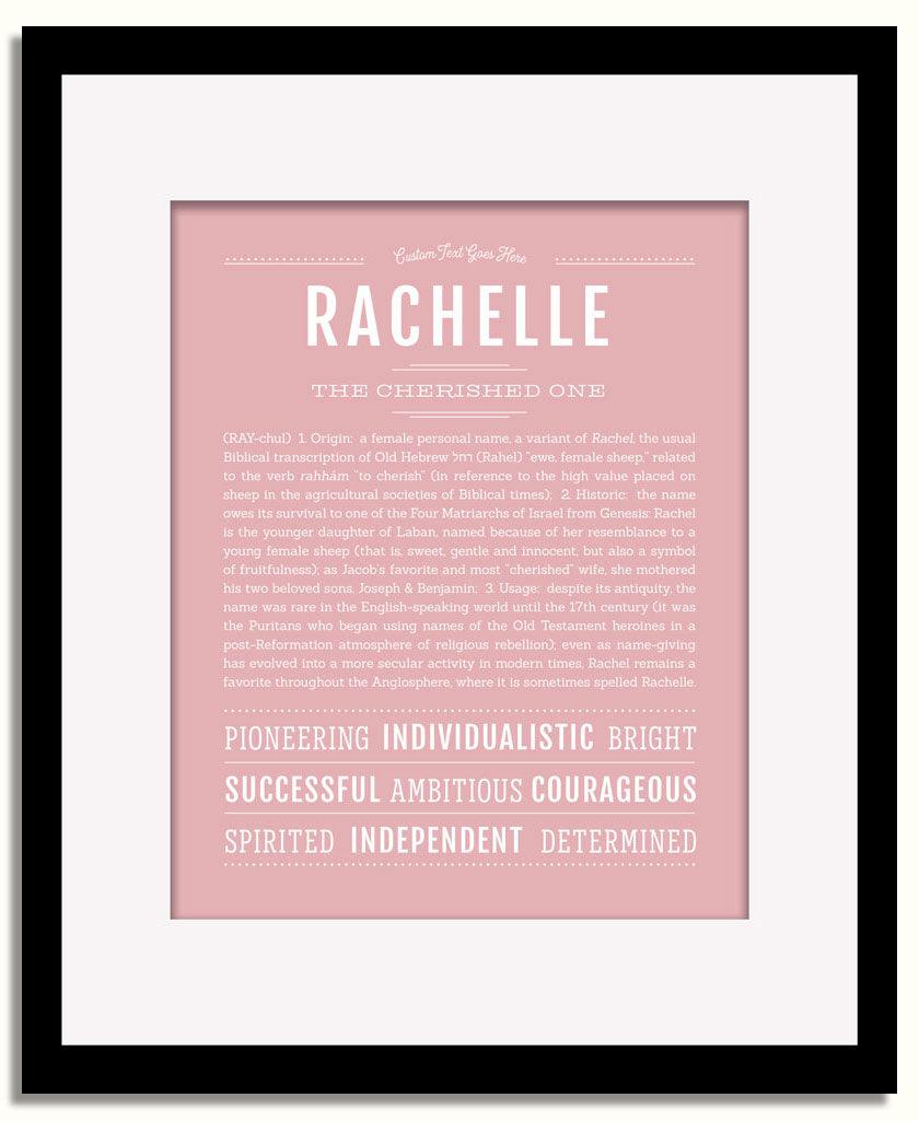 Frame Options | Dusty Rose | Black Frame, Matted