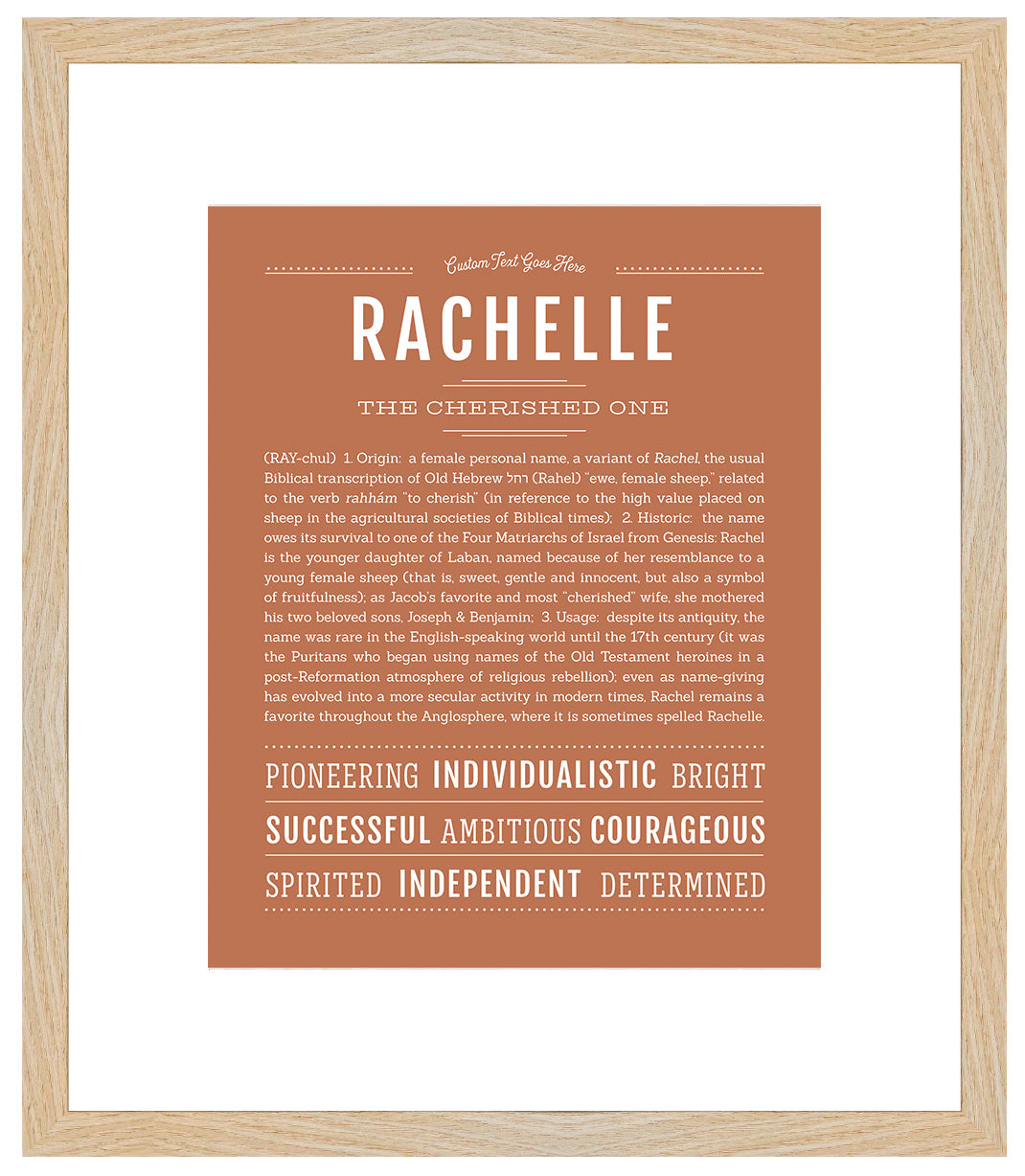 Rachelle | Name Art Print