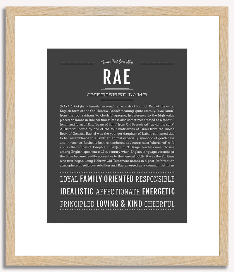 Rae | Name Art Print