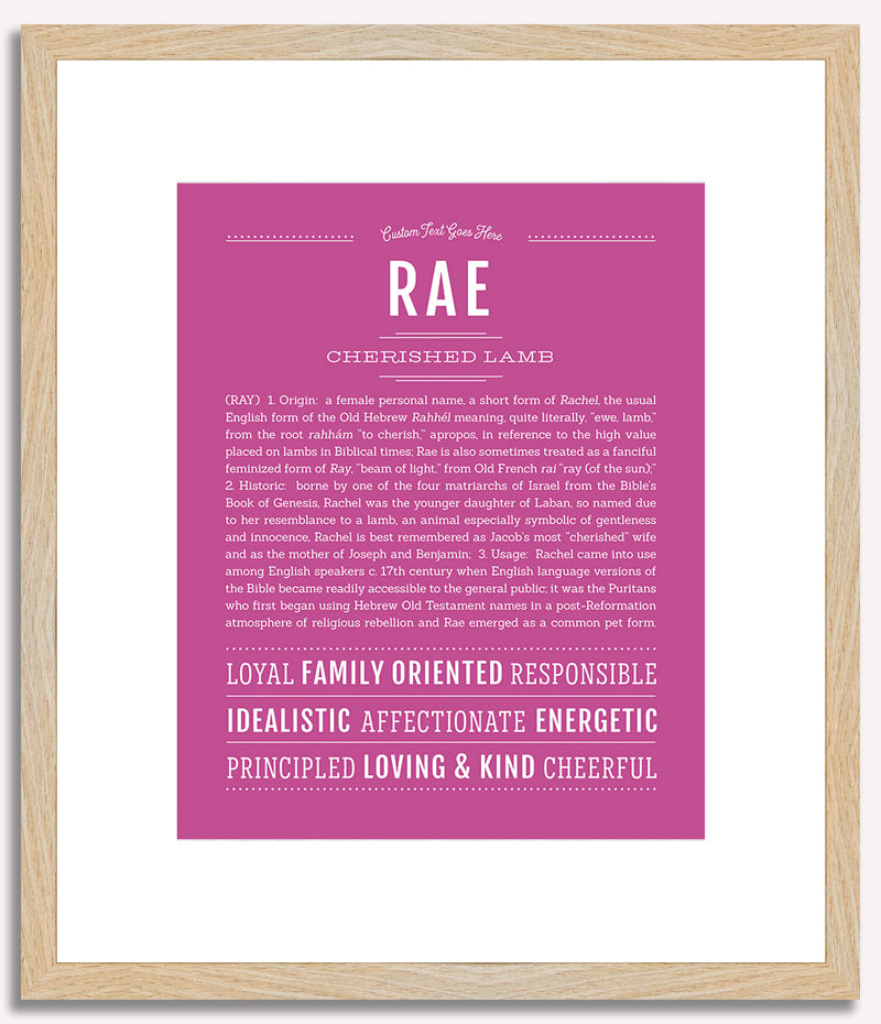 Rae | Name Art Print