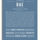 Rae | Name Art Print – Name Stories