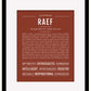 Frame Options | Bordeaux | Black Frame, Matted