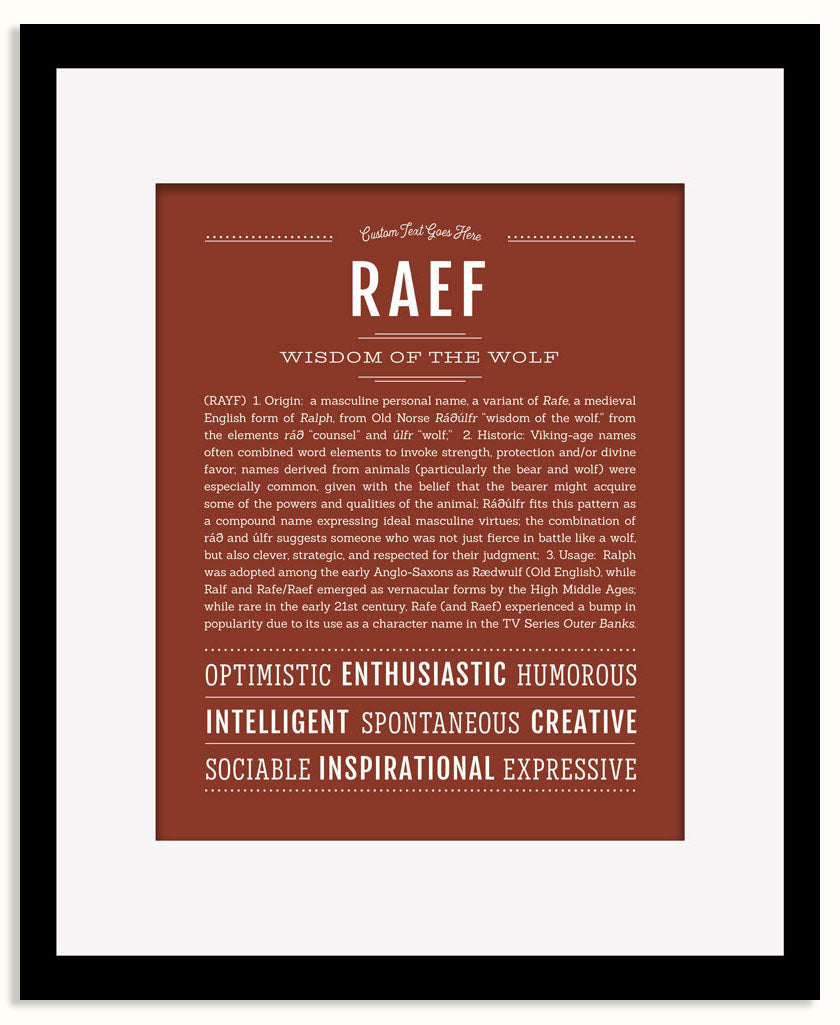 Frame Options | Bordeaux | Black Frame, Matted
