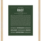 Frame Options | Deep Forest | Maple Frame, Matted