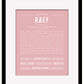 Frame Options | Dusty Rose | Black Frame, Matted