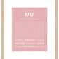 Frame Options | Dusty Rose | Maple Frame, Matted