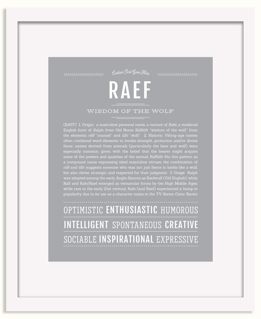 Frame Options | Light Gray | White Frame, Matted