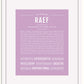 Frame Options | Lilac | White Frame, Matted
