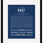Frame Options | Midnight Blue | Black Frame, Matted