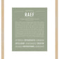 Frame Options | Sage | Maple Frame, Matted