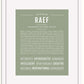 Frame Options | Sage | White Frame, Matted